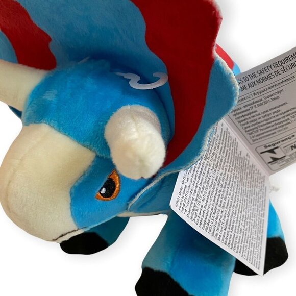Jurassic World Nasutoceratops Dinosaur Stuffed Animal Plush Mattel NEW Plushie - Picture 4 of 7
